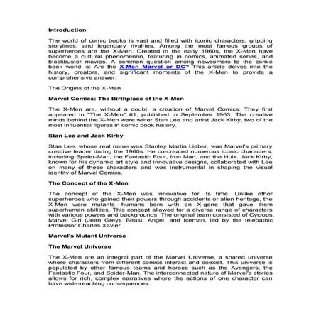 Are the X-Men Marvel or DC An In-Depth Exploration.pdf