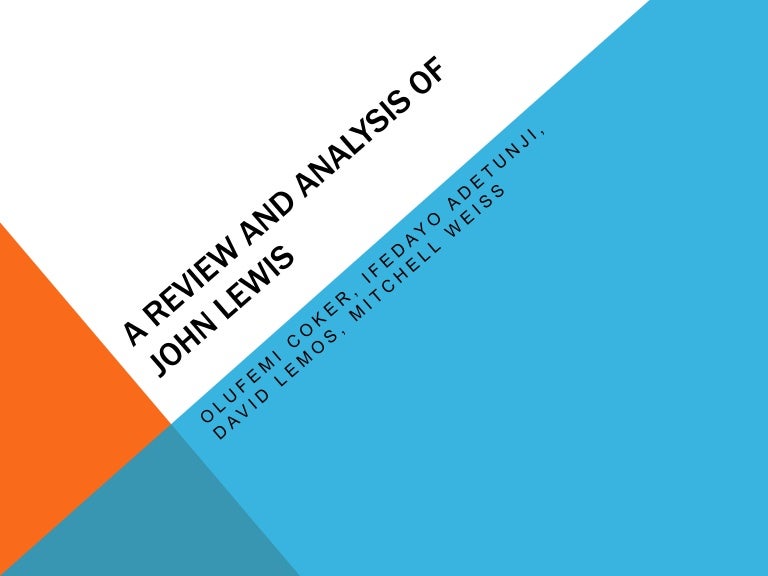 GROUP PRESENTATION A Review and Analysis of John Lewis EBusiness