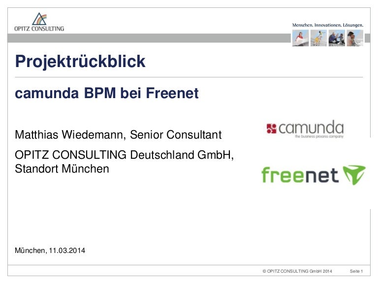 A Review Of Camunda Bpm Within Freenet slideshare