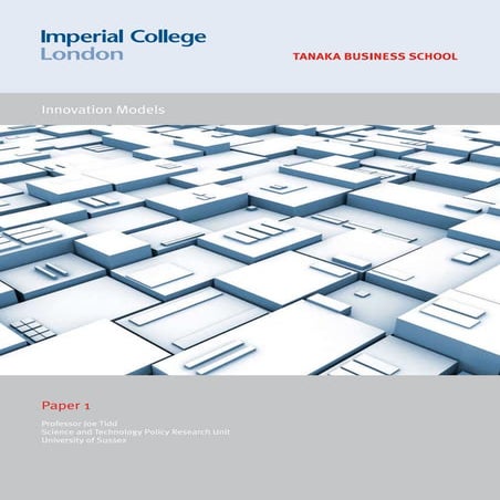 A review of innovation models