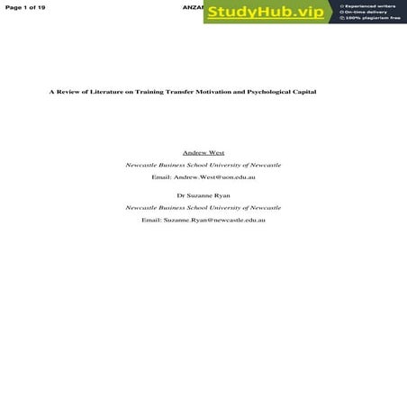 Factors influencing the transfer of training s | PPTX