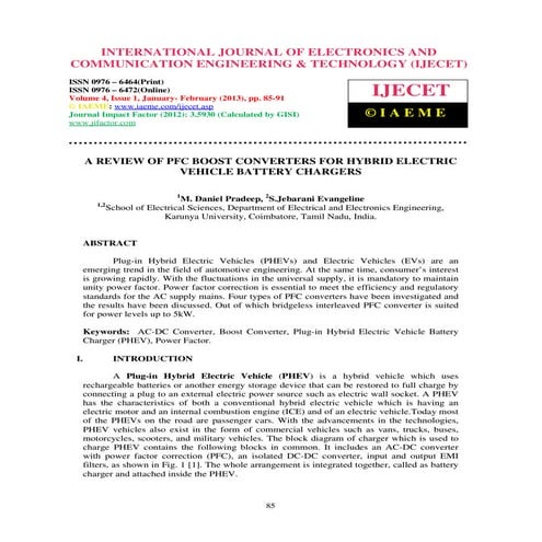 Boost converter based power factor correction | PDF
