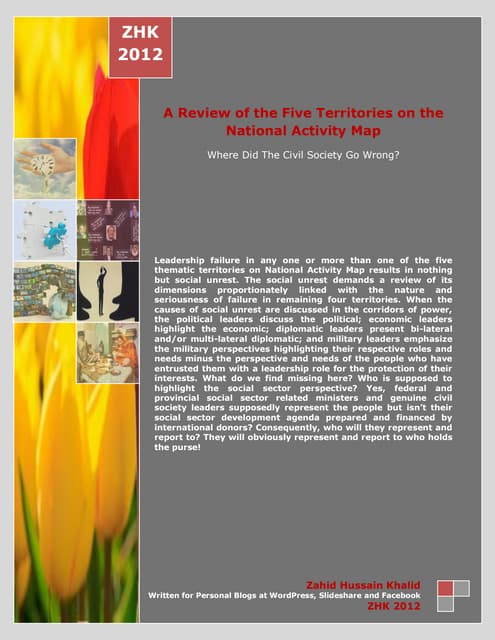 A review of the five territories on the national activity map