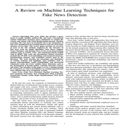 A Review on Machine Learning Techniques Journal | PDF