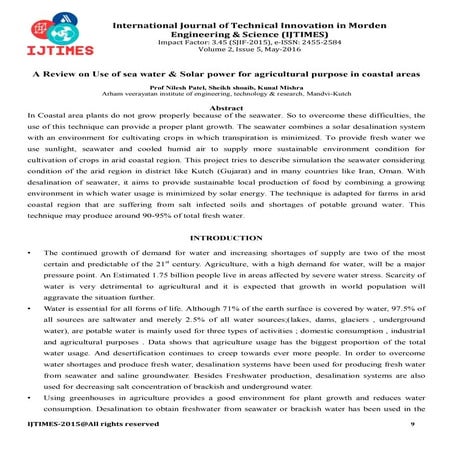 IRJET- A Study on Flood Control System Introducing Storage Tank | PDF