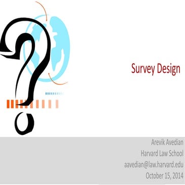 Arevik avedian-survey-design-power point