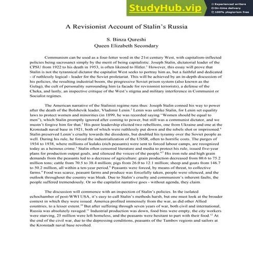 A Revisionist History Of Stalinist Russia.Pdf