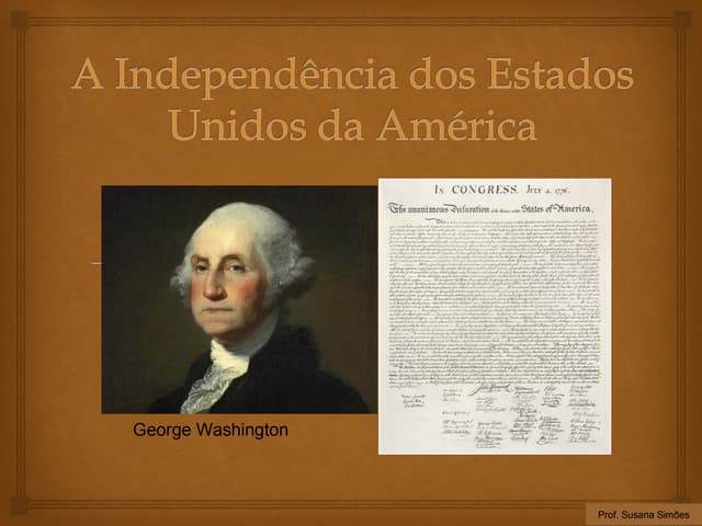 A Revolução Americana   