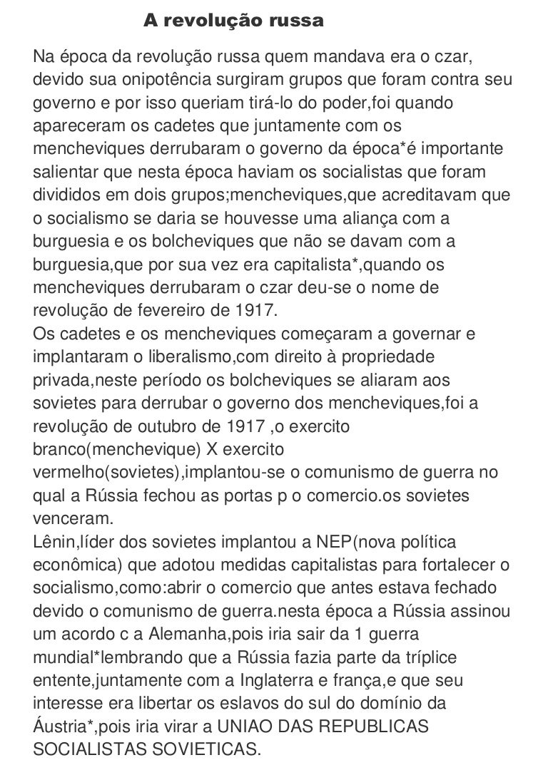 5 Perguntas E Respostas Sobre A Revolução Russa