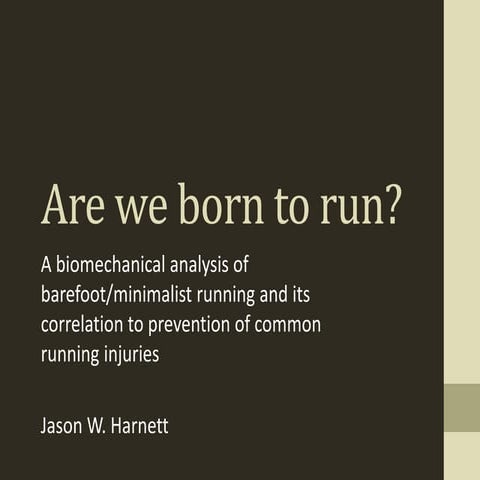 Are we born to run?