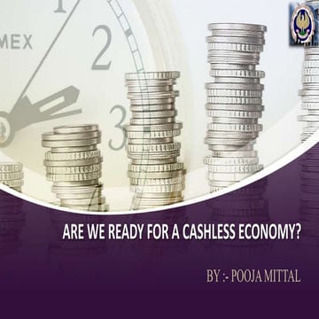 Cashless economy | PPTX