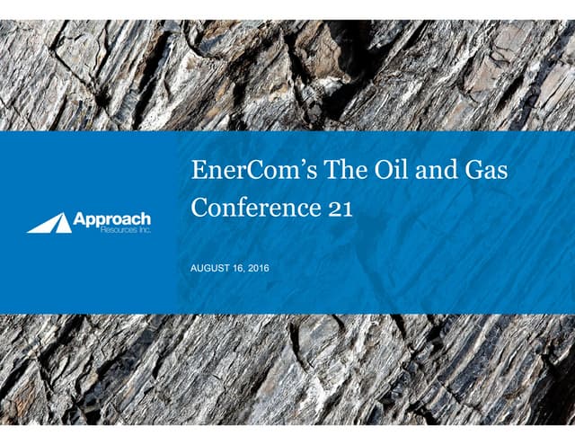 EnerCom’s The Oil and Gas Conference 21 Presentation
