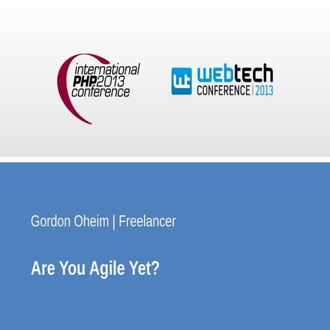 Are youagileyet