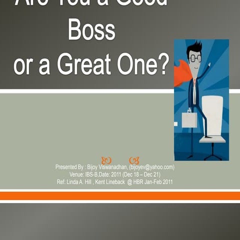 Are You A Good Boss
