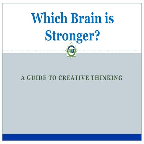 Are You a Left or a Right Brain