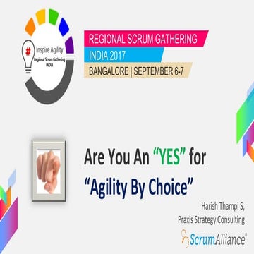 Are You a Yes for "Agility by Choice"?