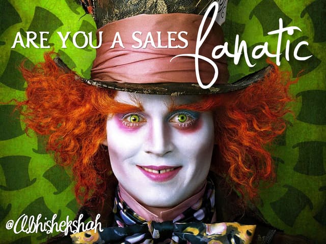 Are you a Sales Fanatic