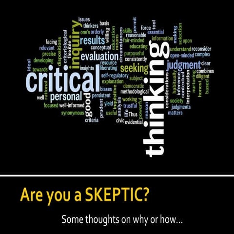 Are you a skeptic