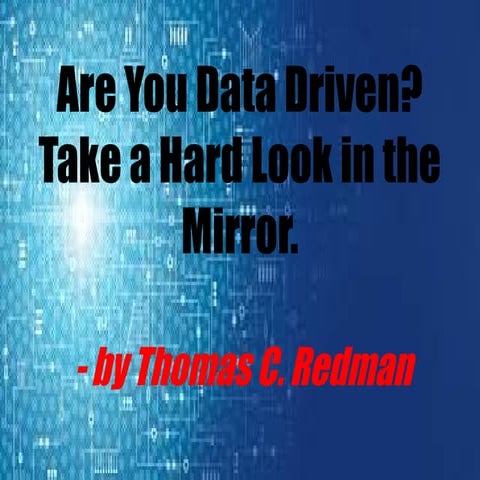 Are you data driven