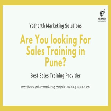 Sales Training in Pune | Sales Training Companies - Yatharth Marketing Solutions
