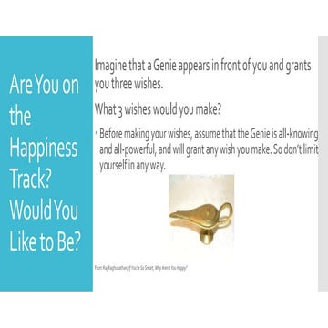 Are you on the happiness track twhe 2017