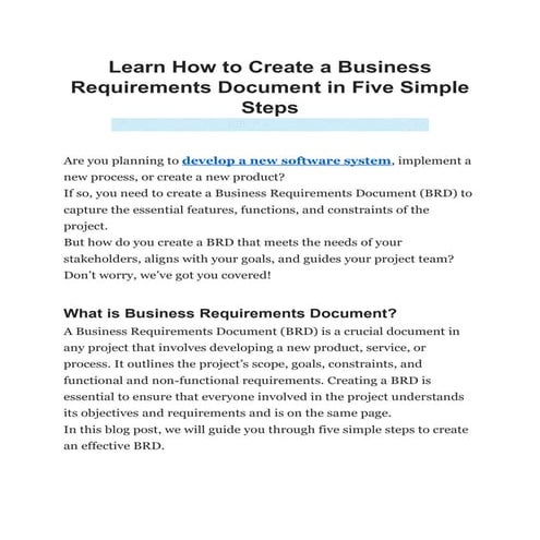 Are you planning to develop a new software system - Slideshare.docx