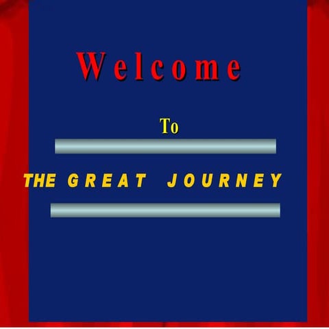 Are You Prepared For The Great Journey