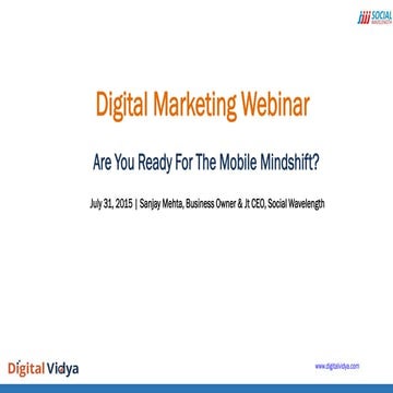 Are You Ready For The Mobile Mindshift