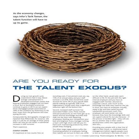 Are You Ready for the Talent Exodus