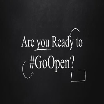 Are you ready to #go open