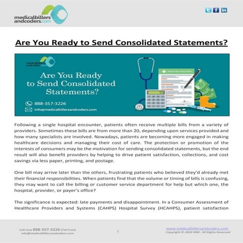 Are You Ready to Send Consolidated Statements?
