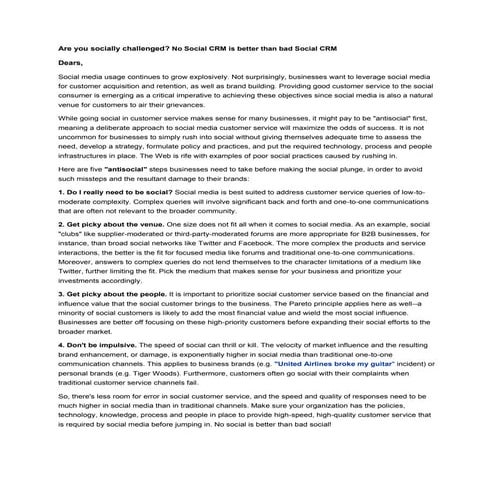 Are you socially challenged