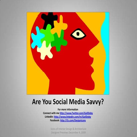 Are You Social Media Savvy