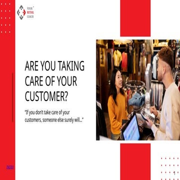 Are You Taking Care of Your Customer? – Building Stronger Customer Relationships