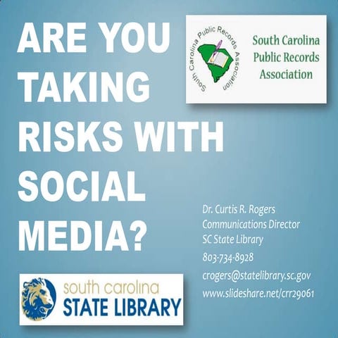 Are You Taking Risks with Social Media?