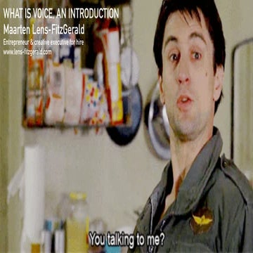 OpenVoice #01 - Maarten Lens-FitzGerald - Are you talking to me 