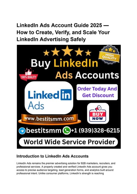 Are youto buying linkedin ads  accounts safe & Quickly.pdf