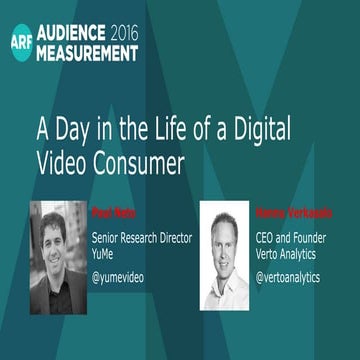 A Day in the Life of a Digital Video Consumer | PDF