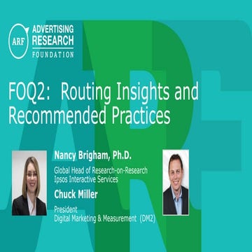 ARF foq2 Day Router Presentation 