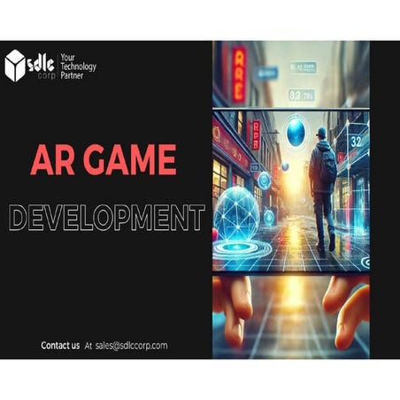 AR Game Development and Services Company | PDF