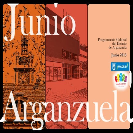 Programación Cultural Arganzuela junio 2013