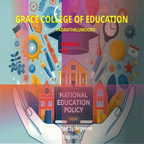 National education policy 2020 power point presentation test slide | PPTX