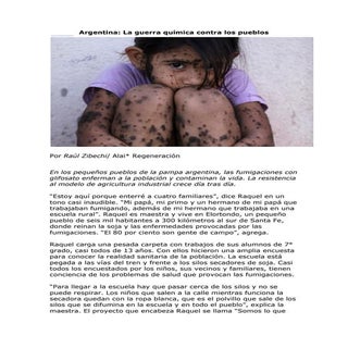Argentina: La guerra química contra...
