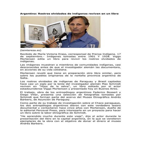 Argentina rostros olvidado PDF