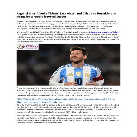How Algeria Can Neutralize Messi: 5 Key Strategies