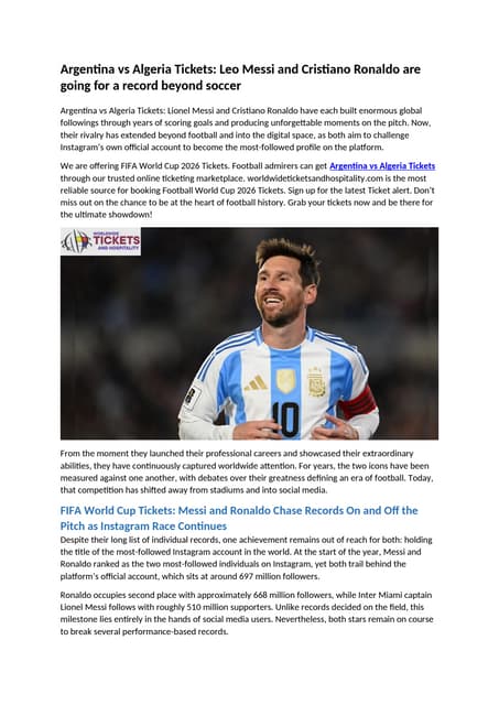 How Algeria Can Neutralize Messi: 5 Key Strategies How Algeria Can Neutralize Messi: 5 Key Strategies