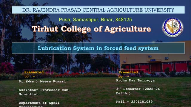 Lubrication System Ppt Pptx System For Cooling Pptx