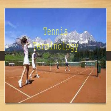 terminology/sports lingo