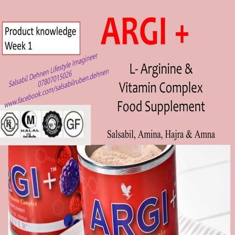 Argi+ Forever Product Knowledge