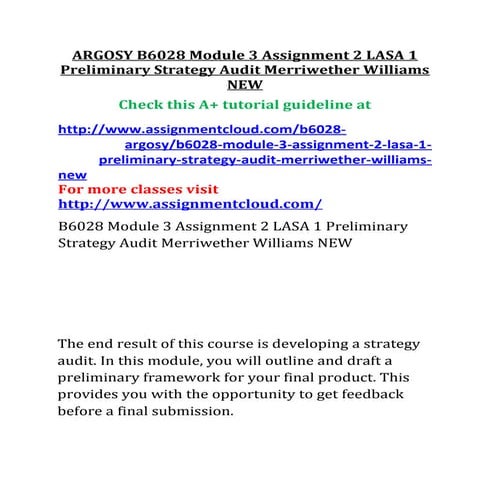 Argosy b6028-module-2-assignment-2-external-environmental-scan-target-new